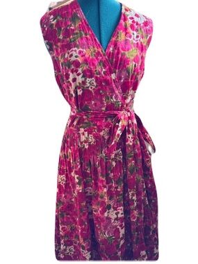 Newport News Vintage Midi Wrap Dress